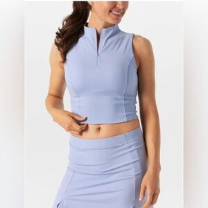 New With Tags! Travis Mathew Women's Sunfire Zip Tank Size Large